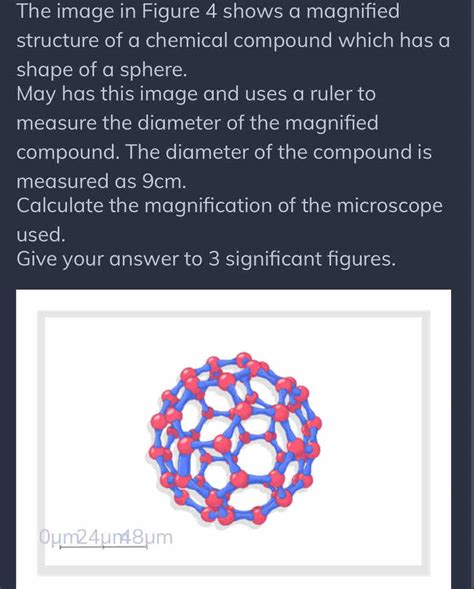 Solved The Image In Figure Shows A Magnified Structure Of A Chemical