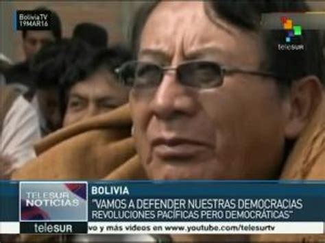 Bolivia Morales Llama A Defender La Democracia De Brasil V Deo