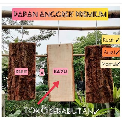 Jual Papan Pinus Super Media Tanam Anggrek Media Tanam Tempel