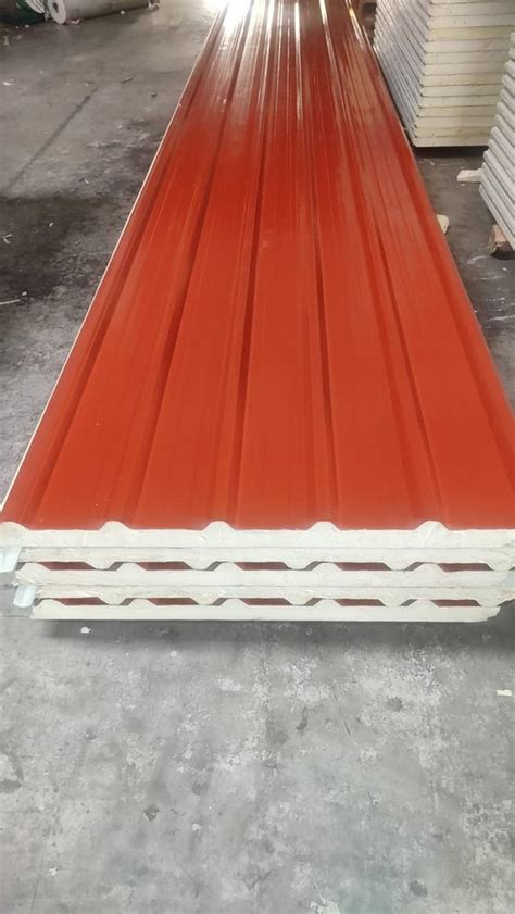 Jsw Color Coated 50 Mm Sandwich Puf Panel Roofing At Rs 1500 Square