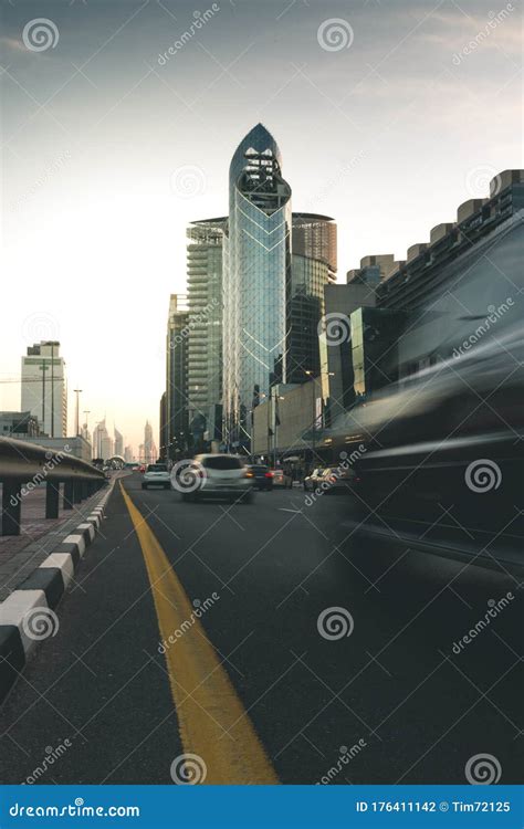 Cars in the Streets of Dubai - UAE Editorial Photography - Image of ...