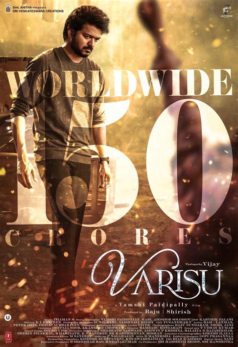 Vijay S Varisu Grosses Rs 150 Cr Worldwide Tamil Movie Music Reviews