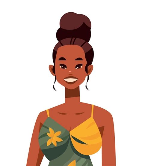 Premium Vector Beautiful Brazilian Woman Latin Female Cartoon