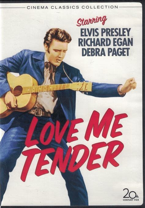 Love Me Tender Elvis Presley Dvd Photo Cards Widescreen Black