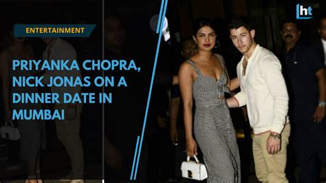 Watch Video Priyanka Chopra Nick Jonas On A Dinner Date In Mumbai