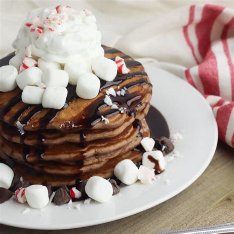 Hot Cocoa Pancakes Recipe Not Quite Susie Homemaker