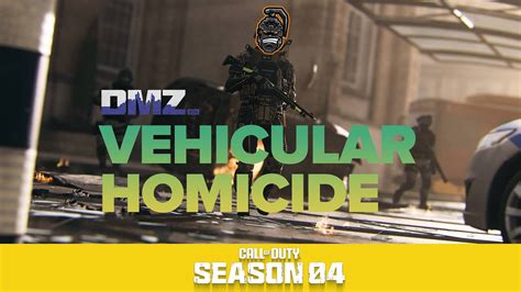 DMZ Season 4 VEHICULAR HOMICIDE BLACK MOUS Tier 1 YouTube