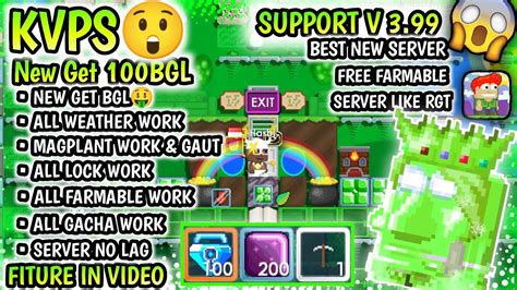 GTPS TERBARU 2022 FRER 100 BGL GROWTOPIA PRIVATE SERVER