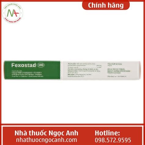 Thuốc Fexostad 180 Stella là thuốc gì, giá bao nhiêu, mua ở đâu?