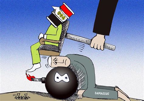 Repression Terror Cartoon Movement