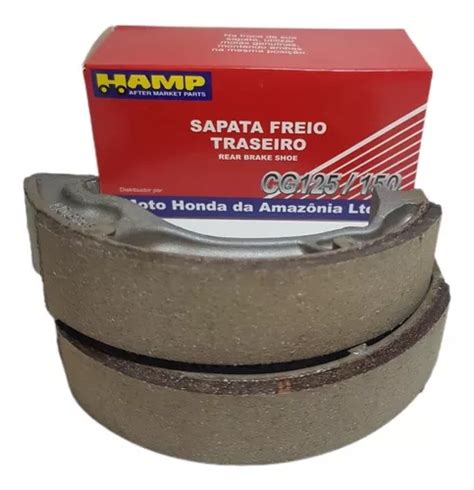 Patim Lona Freio Traseiro Cg Titan 150 Original Honda Hamp Frete grátis