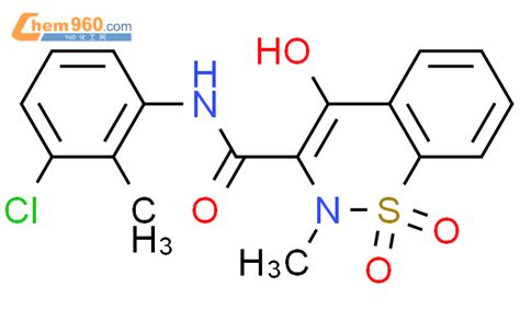 38402 23 2 N 3 Chloro 2 Methyl Phenyl 4 Hydroxy 2 Methyl 1 1 Dioxo 1