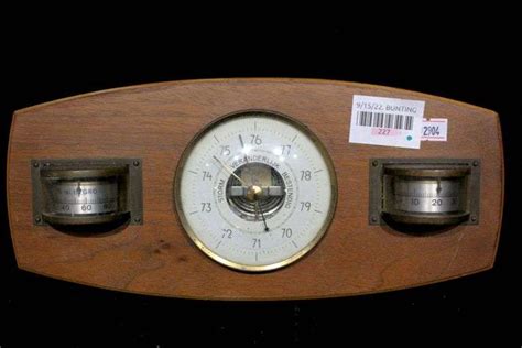 Vintage Wall Barometer Weather Station German Nomenclature Made In Germany Bunting Online