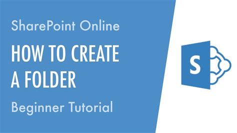 How To Create A Folder In SharePoint Online Beginner Tutorial YouTube