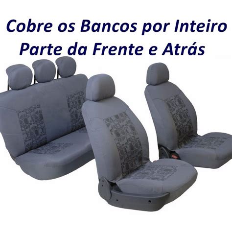 Jogo Capa Para Bancos Universal Tecido Nylon Carros Renault Clio Logan