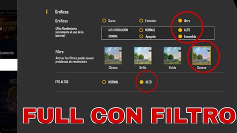 Graficos Free Fire Suave Vs Estandar Vs Super Ultra Y Con Filtros