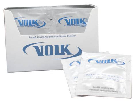 Volk Precision Optical Lens Cleaner Wipes Super Lenses Volk
