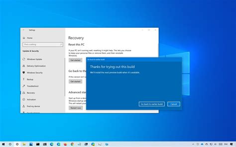 How To Uninstall Windows 10 20H2 October 2020 Update Pureinfotech