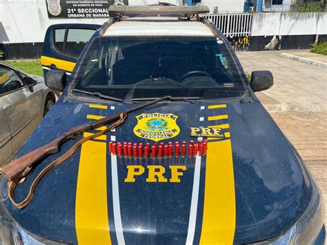 Prf Apreende Arma De Fogo E Munições Em Marabápa — Polícia Rodoviária Federal