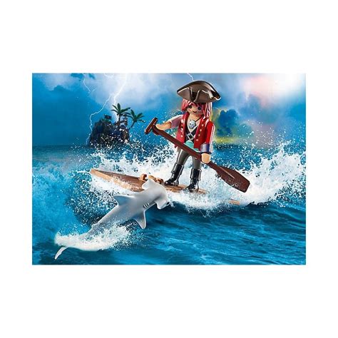 Playmobil Pirates Pirat Mit Flo Und Hammerhai