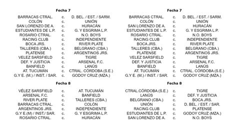 se sortearon los fixtures para el 2023 unión colón en la fecha 4 de la liga profesional