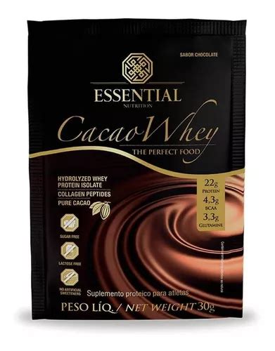 Suplemento En Polvo Essential Nutrition Cacao Whey Prote Na Sabor