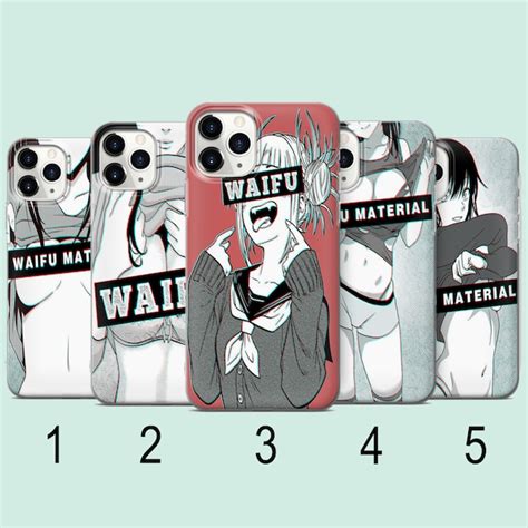 Anime Phone Case Waifu Etsy