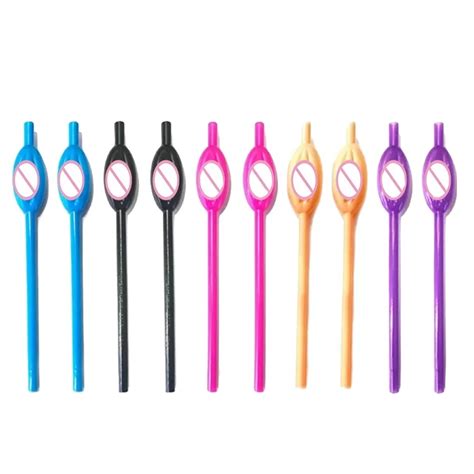 Pcs Colourful Pussy Vagina Straws Stag Night Hen Night Lesbian Hen