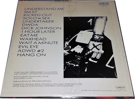 Pussy Galore Dial M For Motherfucker LP US Pop Catastrophe Co Uk