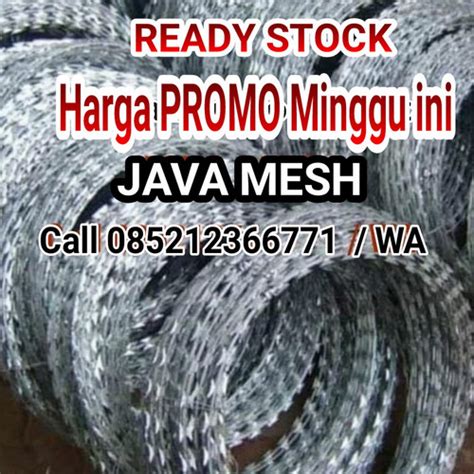 Jual Jual Kawat Duri Silet BTO 22 Razor Wire Promo Harga Grosir