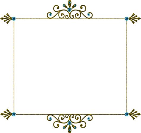 Border Frame Simple Frames Png Of Word Free Transparent Png