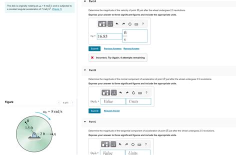 Solved The Disk Is Originally Rotating At Rad S And Chegg