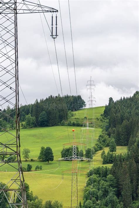 High Voltage Overhead Power Line Power Pylon Steel Lattice Tower