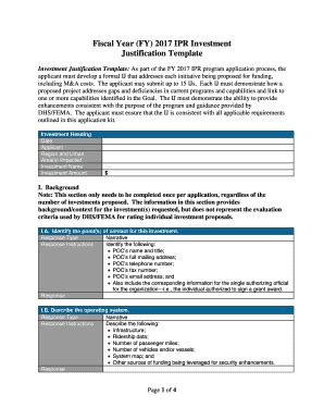 Fillable Online Justification Template Fax Email Print PdfFiller