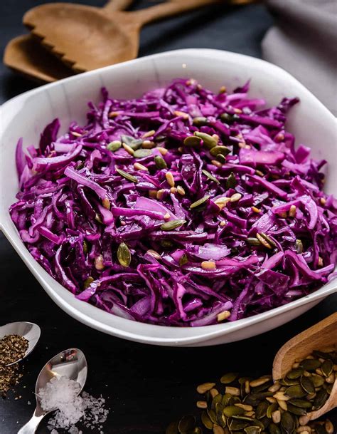 Vegan Red Cabbage Slaw Gluten Free Especially Vegan