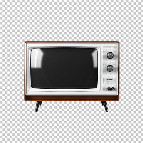 Premium PSD Old Television Isolated On Transparent Background