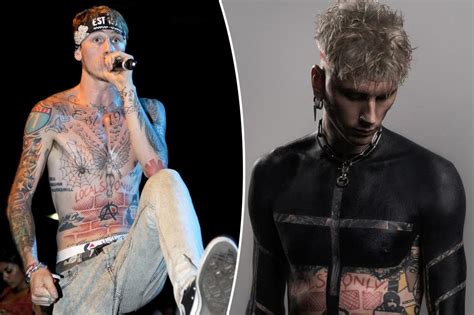 Machine Gun Kelly Shows Off Wild New Blackout Tattoos Covering His Arms