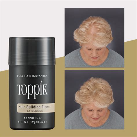 Toppik Light Blonde 12 G 0 42 Oz Hair Building Fibers Fill In Fine