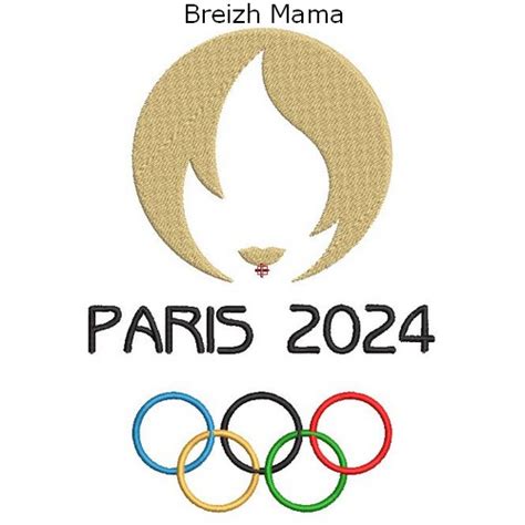 Motif Broderie Jeux Olympiques Paris Les Broderies De Breizh Mama