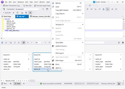 View And Edit Data In The Card View Mode