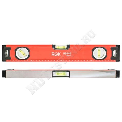 Пузырьковый уровень RGK U5040 со скидкой в NDTesting со склада, быстрая ...