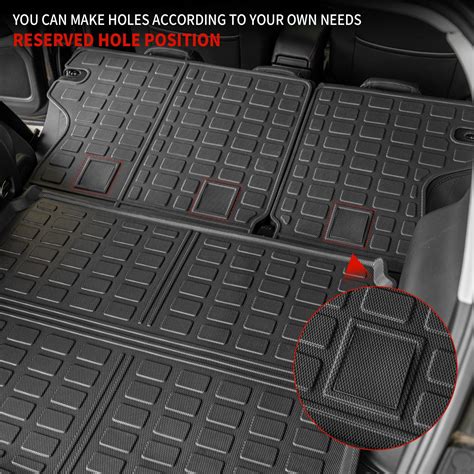 Thinzyou Floor Mats Compatible With 2017 2024 Jeep Compass Trunk Mat