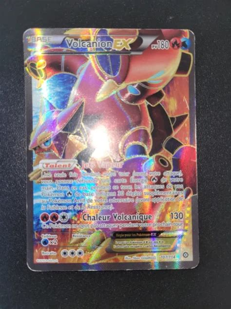 Carte Pok Mon Volcanion Ex Xy Offensive Vapeur Fran Aise Eur