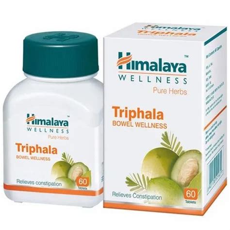 Himalaya Wellness Pure Herbs Triphala Bowel Wellness 60 Tablets At Rs