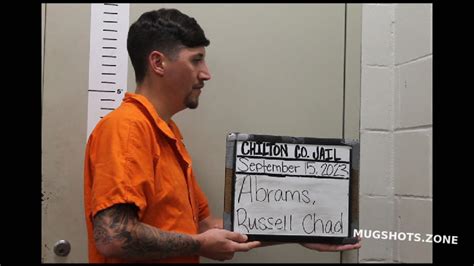 ABRAMS RUSSELL CHAD 09 15 2023 Chilton County Mugshots Zone