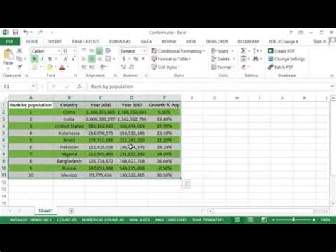 How To Highlight Every Other Row In Excel Youtube