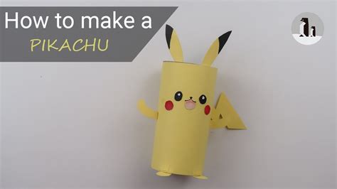 Pikachu Toilet Paper Roll Craft Easy Crafting Mix Youtube