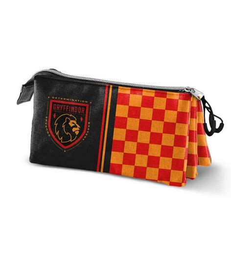 Estuche Portatodo Triple Harry Potter Gryffindor