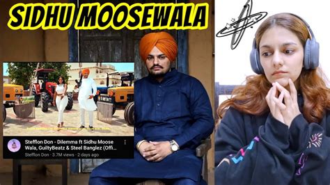 Dilemma First Time Reaction Sidhu Moose Wala X Stefflon Don DAMMIT