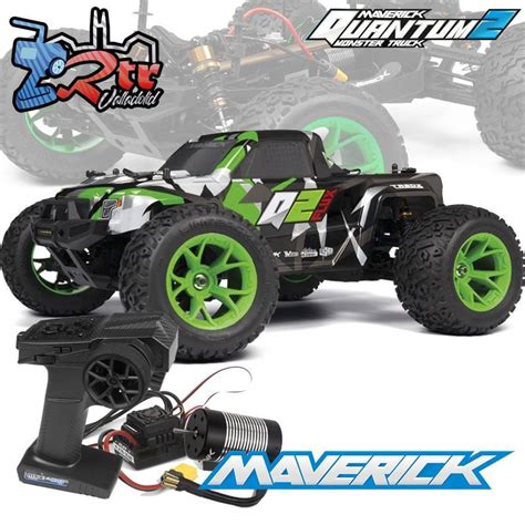 Cami N El Ctrico Maverick Quantum Mt Flux Wd Brushless Rtr Verde